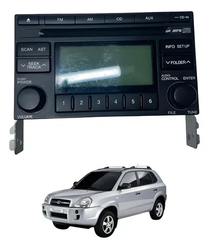Radio Som Hyundai Tucson 2007 2008 2009 2010 Original