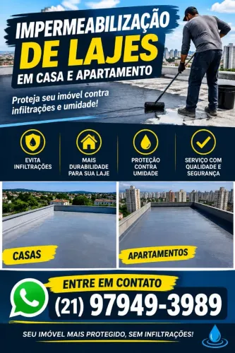 Impermeabilização de Lajes
