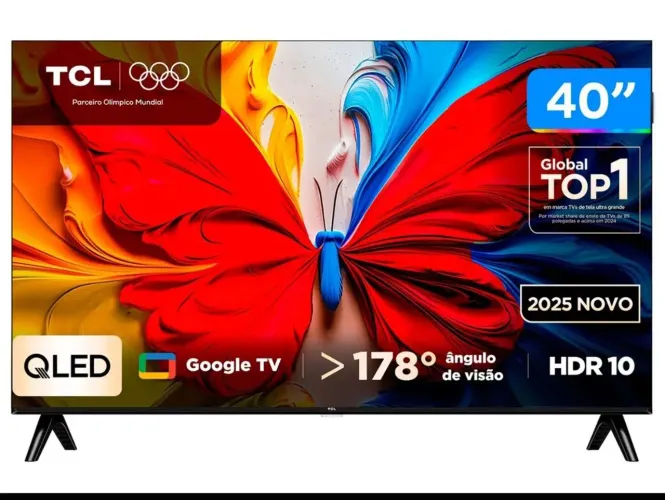 Tv smart Qled 40 polegadas FullHD bluetooth TCL 