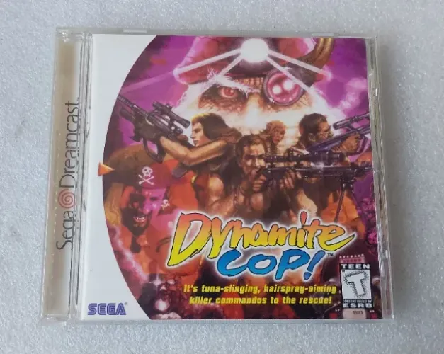 Dynamite Cop! original americano para Dreamcast - Funcionando - Usado