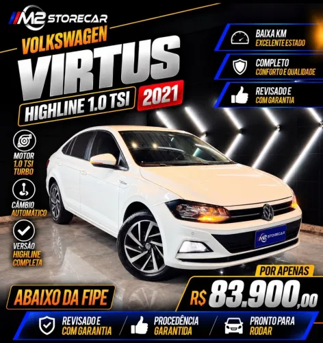Volkswagen Virtus Highline 200 TSI 1.0 Flex 12V AUT 2021