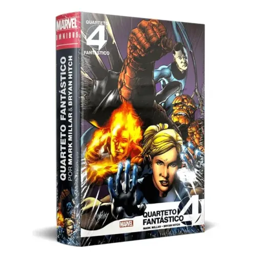 QUARTETO FANTÁSTICO POR MARK MILLAR (Omnibus). Novo Lacrado.