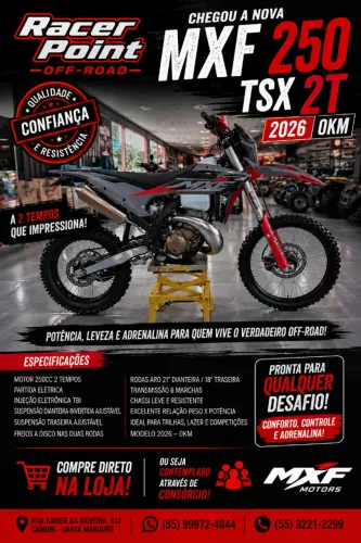 Moto Mxf 250 Tsx 2t 0km 2026