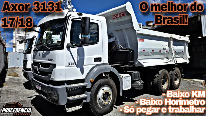 Lote Axor 3131 6x4 - 2017/18 O melhor do Brasil