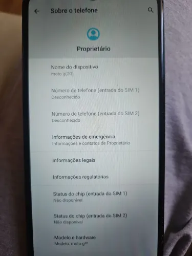 Celular Motorola moto G20 - 64GB