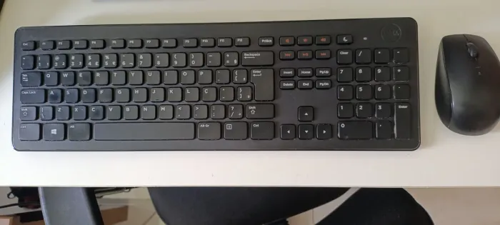 Vendo teclado + mouse DELL via bluetooth (SOU DE PIRACICABA)