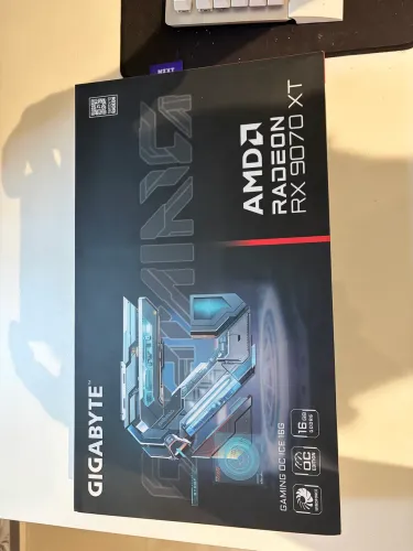 Placa de vídeo Rx 9070 xt Gaming gigabytes Ice OC