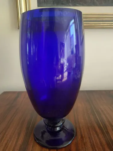Vazo vintage azul Cobalto