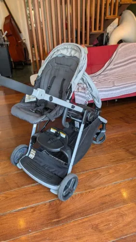Carrinho de bebê duplo gêmeos Graco