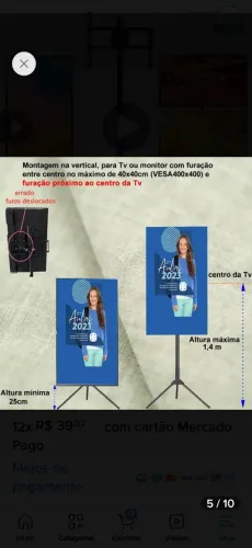 Pedestal para tv 