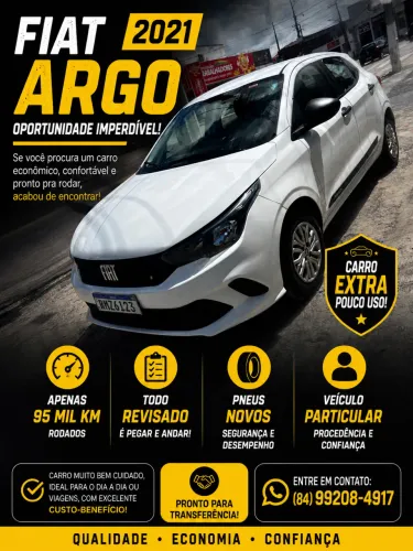 Fiat Argo 1.0 6V Flex. 2021