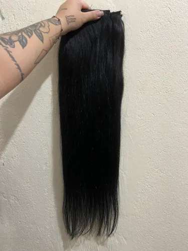 Cabelo humano 190g 70cm 