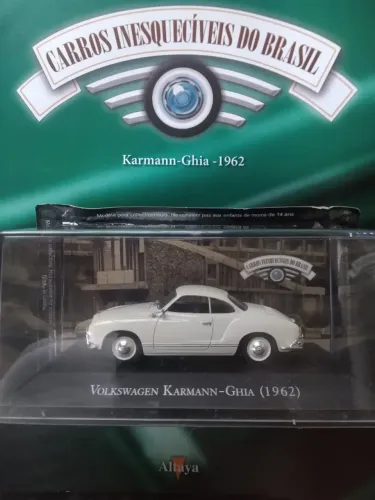 CARROS INESQUECÍVEIS DO BRASIL Karmann-Chia-1962