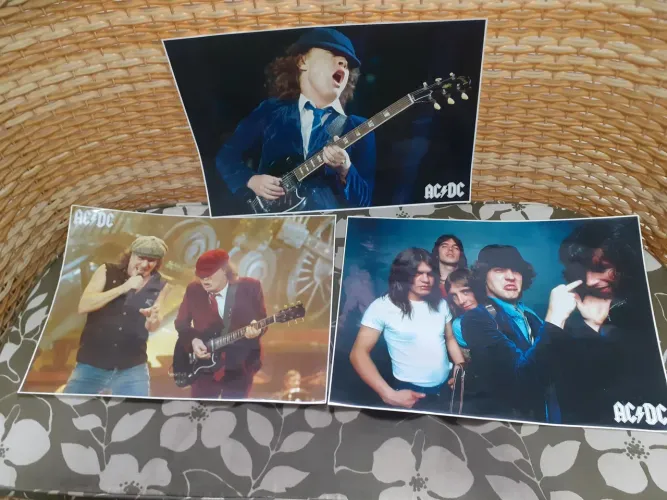 POSTERS AC/DC<br>30 REAIS OS 3