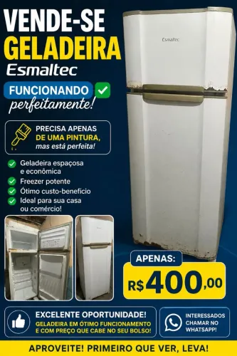 Geladeira esmaltec