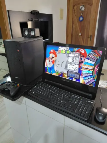 Pc gamer de entrada com 7 mil jogos retro.