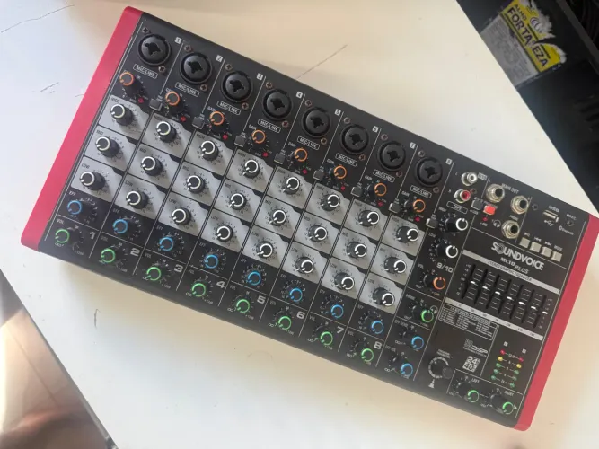 MESA DE ÁUDIO SOUNDVOICE MC10 PLUS