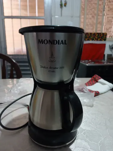 Cafeteira Mondial Dolce Aroma inox 15 xícaras