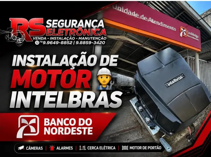 Instalação de câmera, manutenção, cerca elétrica