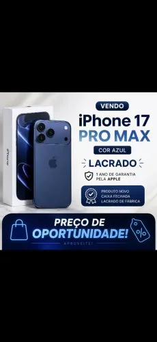 IPHONE NOVO NA COR AZUL