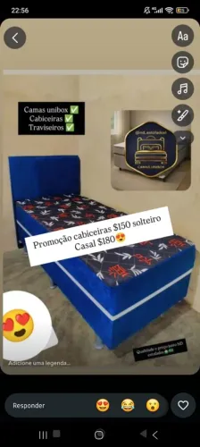 Cama solteiro promoção 