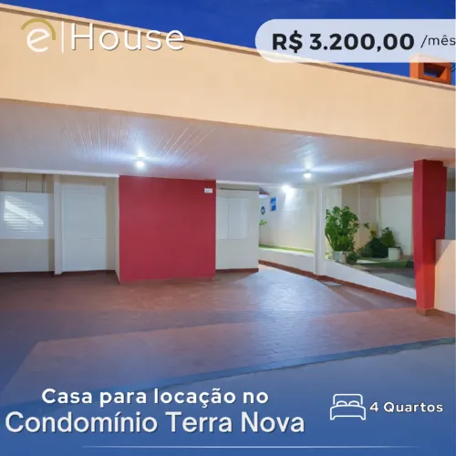 Casa para Alugar em Vila Aurora, Rondonópolis - 3 Quartos, 2 Suítes, Segurança 24h