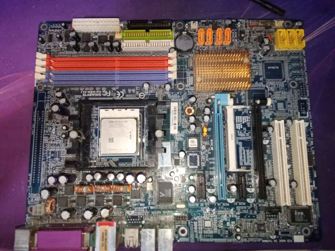PLACA MÃE AM2 + ATHLON 64 E ALGUMAS PLACAS OFFBOARD