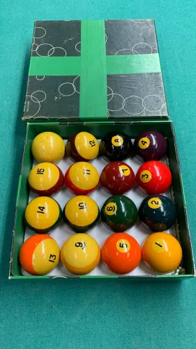 Jogo de bolas Belgas Aramith, numeradas para nine ball , 57 mm 
