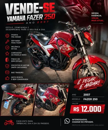 YAMAHA FAZER 250/ 2007