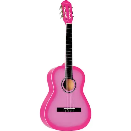 Violão giannini rosa