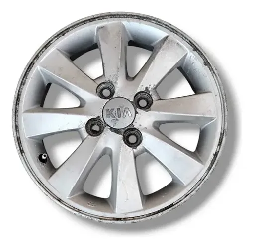 Roda Kia Picanto 2013 2015 Aro 14 4x100 Unidade  Prata