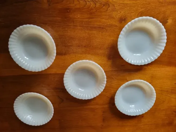5 potes para sobremesa Opalinado COLOREX