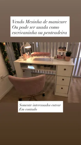 Mesinha, mesa de manicure escrivaninha ou penteadeira!
