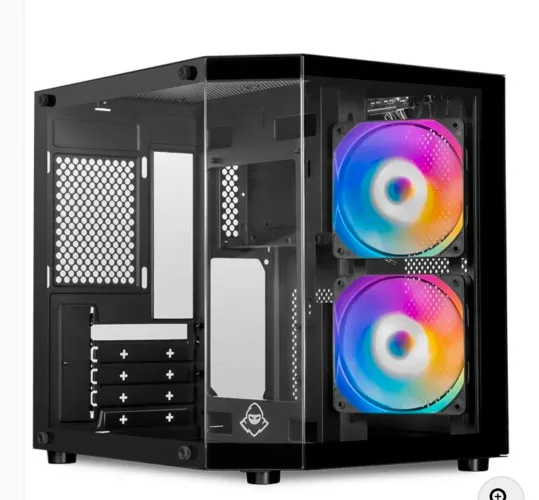 Gabinete Gamer Mancer Cv700, 2 FANS RGB. NOVO NA CAIXA