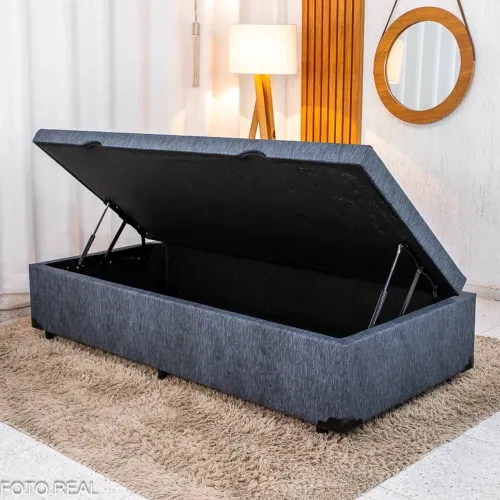 Box Baú Solteiro Prime Confort 88x188x45 Blindado Entrega Rápida