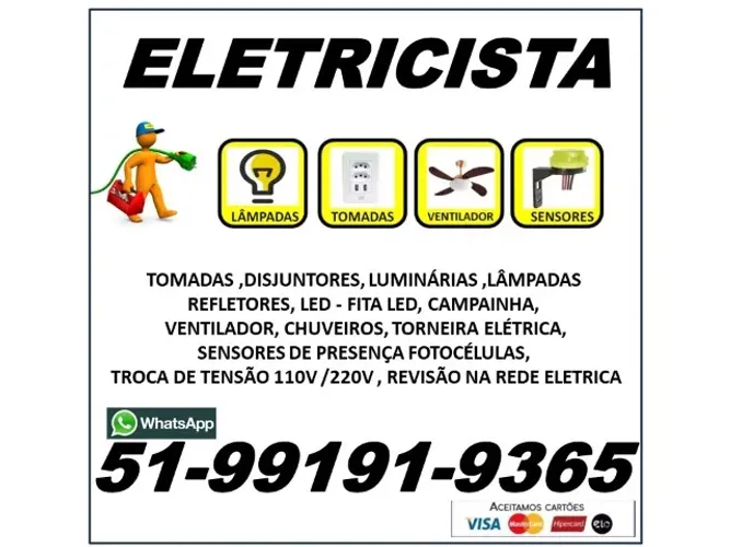 Está sem luz? Chame o Eletricista