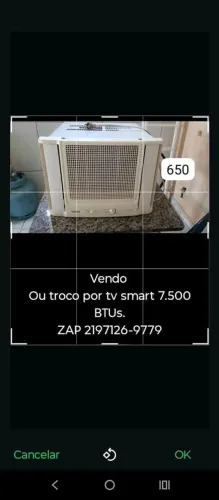 Ar condicionado 7.500 BTUs 