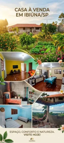 Chácara/Casa com 1.000m² de Terreno em Ibiúna/SP Excelente Oportunidade de Investimento