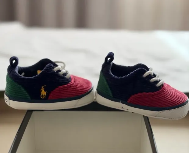 sapato polo ralph lauren baby shoes multicolor