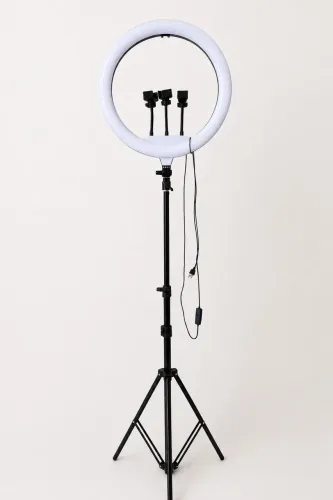 Ring Light Completa Com Tripé E Suporte Celular - Seminova