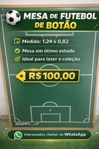 Mesa de Futebol de Botão