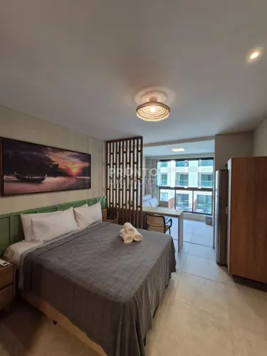 Flat com 1 quarto em Carneiros
