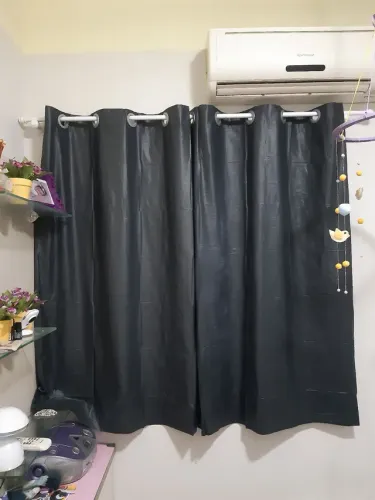 Cortina Blackout PVC 2,20 X 1,30 Preta Chumbo Blecaute 