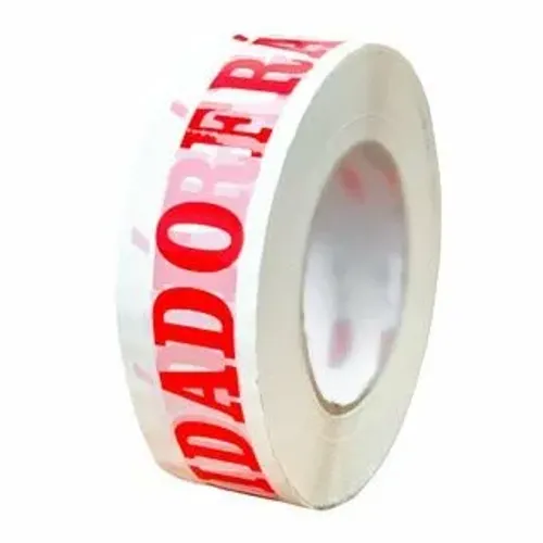 Fita adesiva durex personalizada cuidado frágil 400 metros