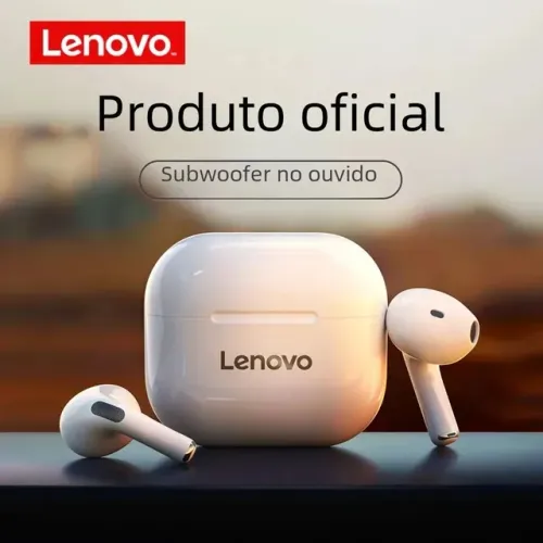 Fone Bluetooth Lenovo LP40, TWS, Touch, Game, Academia 
