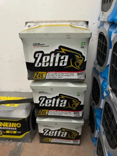 Bateria zetta 45 amperes 18 meses de garantia 