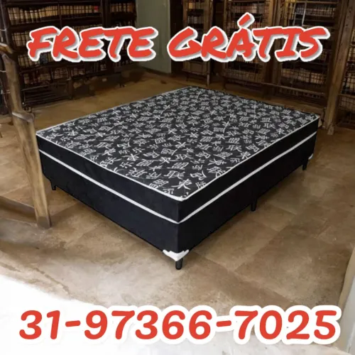 COLCHOBOX CAMA CASAL D33 / DIRETO DA FÁBRICA