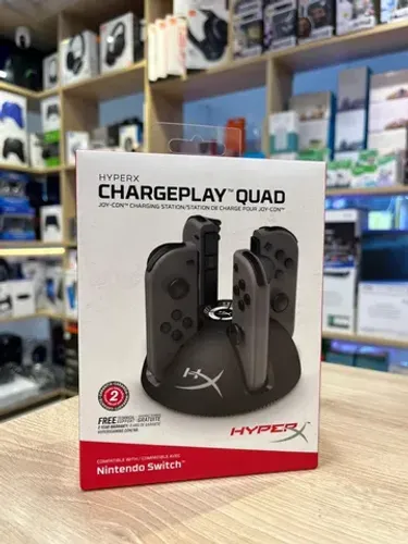 Base de carregamento Joy-Con Quad Hyperx Nintendo - Loja Física