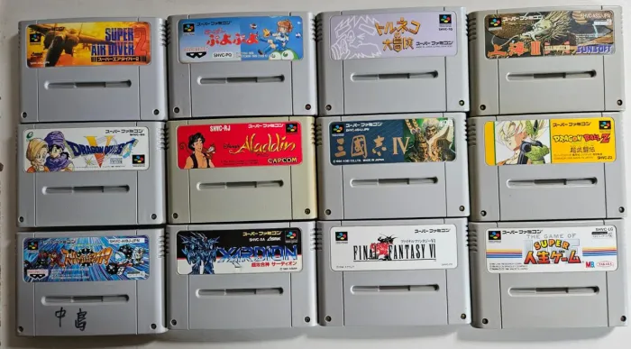 Jogos Nintendo Super Famicom originais japoneses A partir de 50