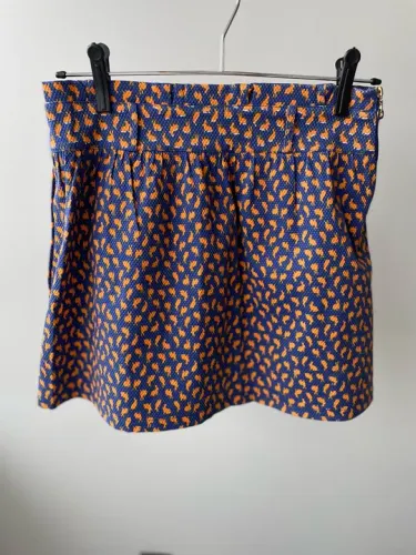 Saia de Cós Médio P Azul com Coelhinho